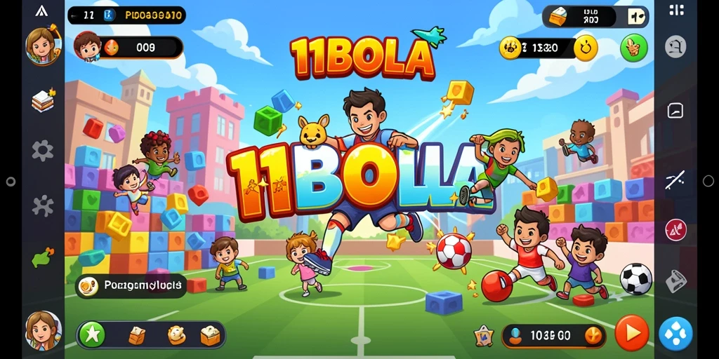Gameplay seru dari 11BOLA dengan tantangan Puzzle menarik.