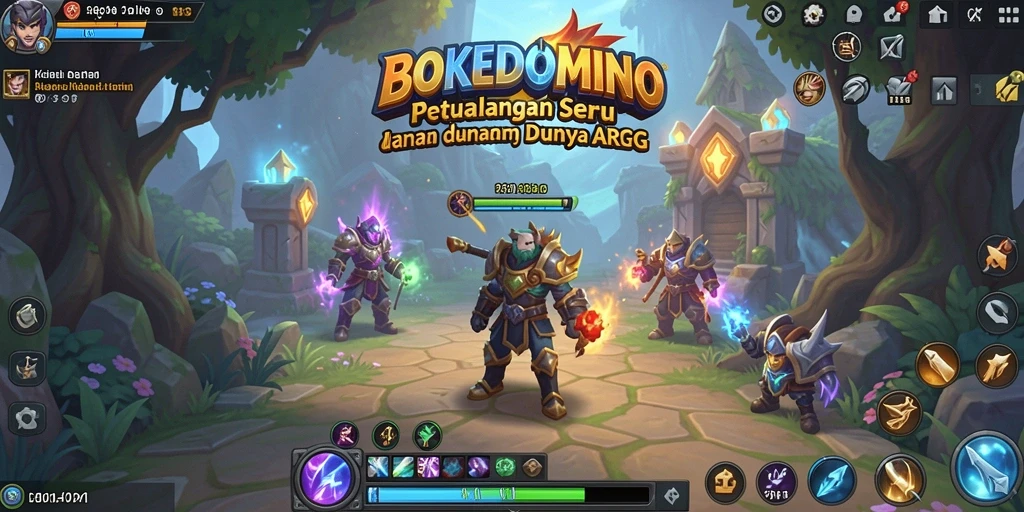 Gameplay yang mendebarkan dan penuh aksi di BOKEDOMINO.