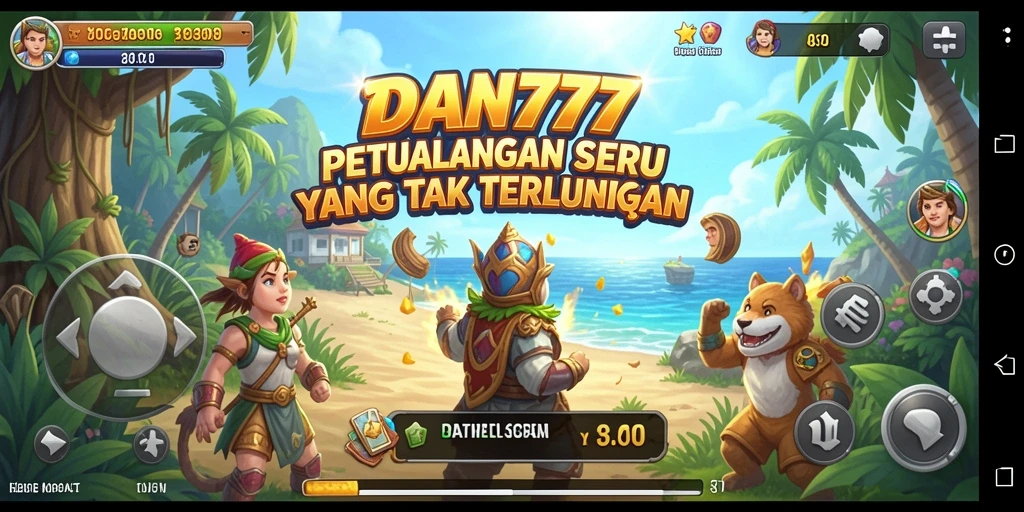 Tangkapan layar utama yang menunjukkan gameplay petualangan yang mendebarkan.