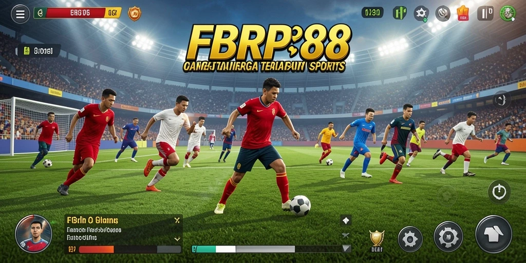 Tangkapan layar FBRP88 menampilkan gameplay olahraga yang mendebarkan.