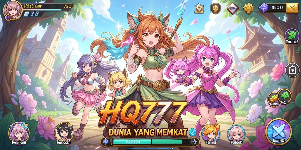 Screenshot menunjukkan karakter anime ikonik dalam aksi pertarungan.