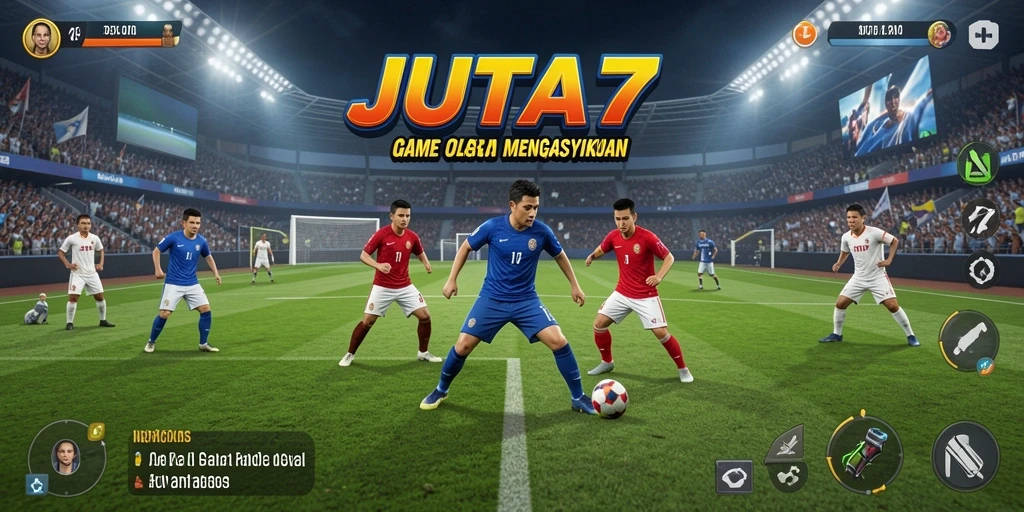 Tampilan gameplay menarik dari JUTA7 dalam berbagai cabang olahraga.