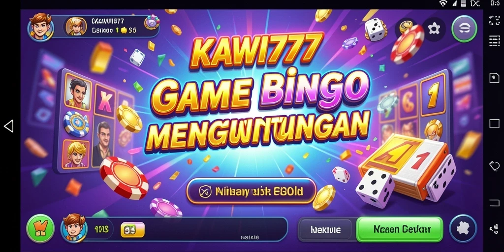 Screenshot gameplay KAWI777 yang menampilkan suasana Bingo yang seru.