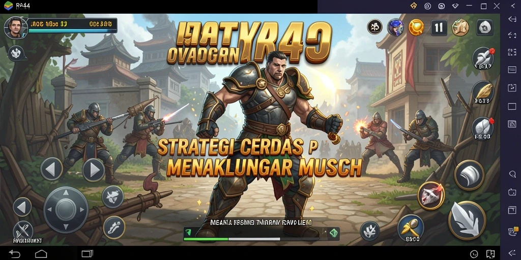 Tampilan gameplay RR44 dengan pertempuran strategi yang mendalam.