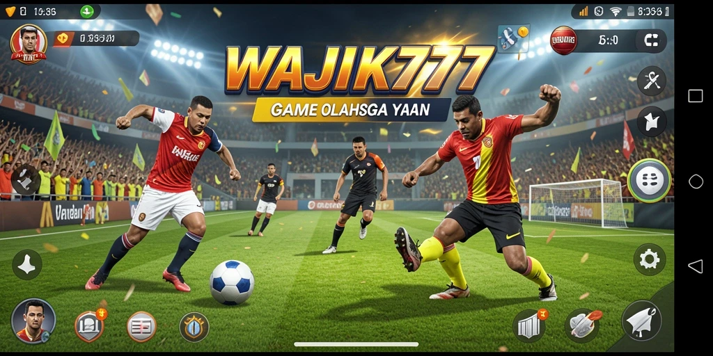 Tampilan gameplay seru di WAJIK777 dengan aksi olahraga yang mendebarkan.
